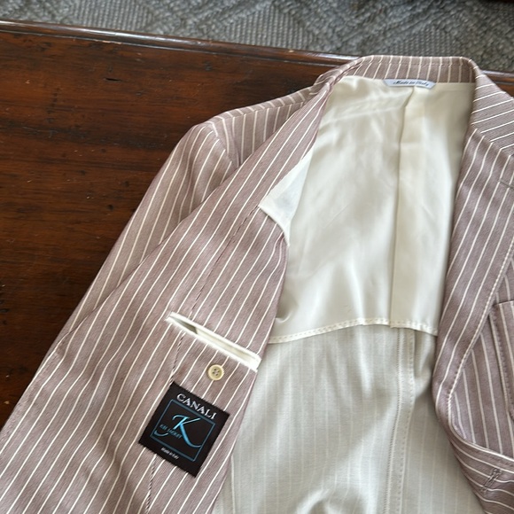 Canali cotton Italian jacket. - Picture 2 of 7